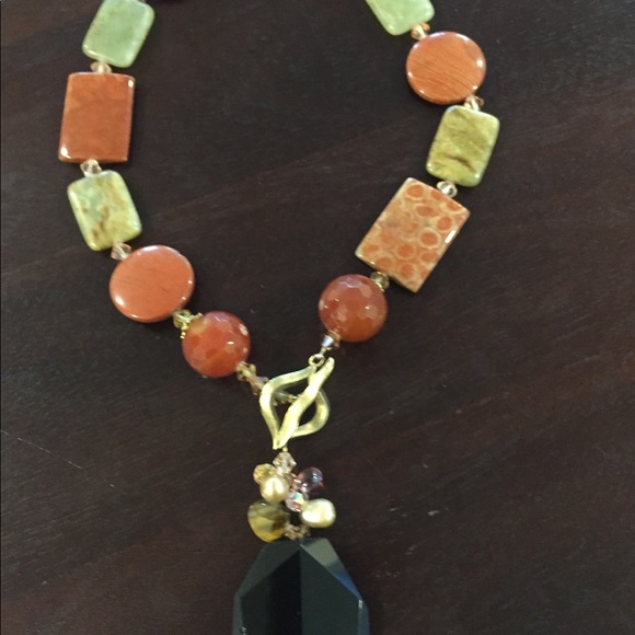 Necklace Genuine Stone Necklace - Picture 4 of 7